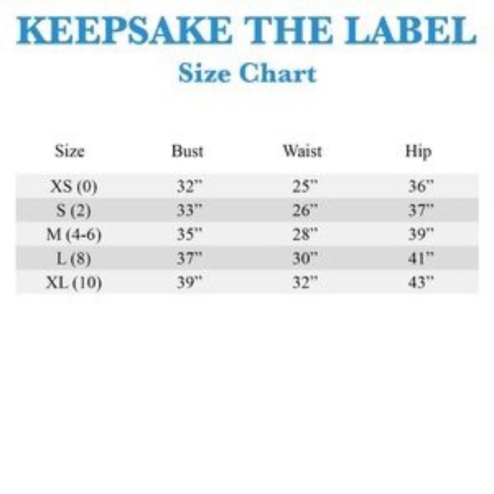 KEEPSAKE THE LABEL Daybreak TOP - Picture 8 of 8